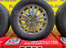 Колеса на дисках Toyota 5x114.3 c шинами Dunlop 195/65R15