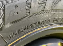 Шина Bridgestone 155/80R14 Шина Bridgestone 155/80R14