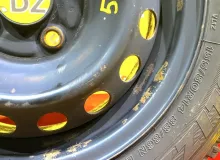 Колесо на диске Toyota 4x100 c шиной Bridgestone 155/80R14