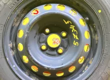 Колесо на диске Toyota 4x100 c шиной Bridgestone 155/80R14