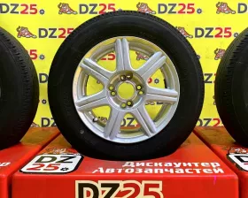 Колеса на дисках Toyota 4x100, 4x114.3 c шинами Bridgestone 155/80R14