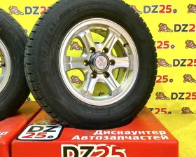 Колеса на дисках Weds 6x139.7 c шинами Dunlop 215/70R15