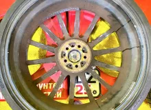 Колеса на дисках Lexani 5x112 c шинами Continental 255/30R22