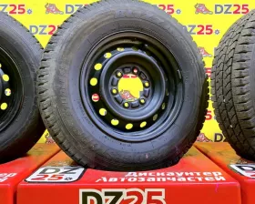 Колеса на дисках Toyota 6x139.7 c шинами Bridgestone 195/80R15