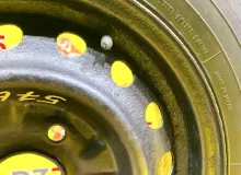 Колесо на диске Nissan 4x114.3 c шиной Toyo 165/80R14