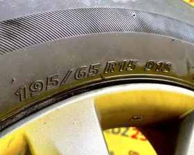 Колеса на дисках Toyota 5x100 c шинами Bridgestone 195/65R15