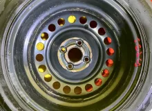 Колеса на дисках Honda 4x100 c шинами Dunlop 185/60R15