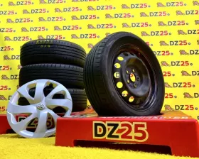 Колеса на дисках Toyota 5x100 c шинами Bridgestone 185/60R15