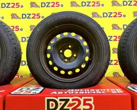 Колеса на дисках Toyota 4x100 c шинами Goodyear 155/80R14