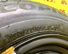 Колеса на дисках Toyota 4x100 c шинами Bridgestone 175/70R14