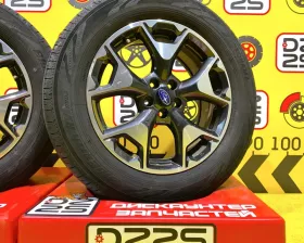 Колеса на дисках Subaru 5x100 c шинами Yokohama 225/60R17