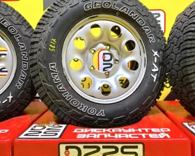Колеса на дисках Suzuki 5x139.7 c шинами Yokohama 195/80R15
