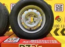 Колеса на дисках Nissan 5x114.3 c шинами Bridgestone 185/80R14