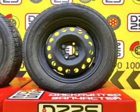 Колеса на дисках Nissan 4x100 c шинами Yokohama 195/65R15