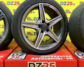 Колеса на дисках Mercedes-Benz 5x112 c шинами Bridgestone 235/45R18
