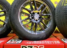 Колеса на дисках Work 5x114.3 c шинами Pirelli 235/55R18