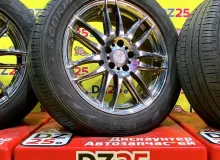 Колеса на дисках Work 5x114.3 c шинами Pirelli 235/55R18