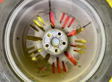 Колеса на дисках Toyota 5x114.3 c шинами Dunlop 235/50R18