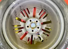 Колеса на дисках Toyota 5x114.3 c шинами Dunlop 235/50R18
