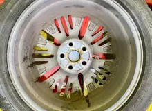 Колеса на дисках Toyota 5x114.3 c шинами Dunlop 235/50R18