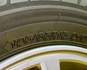 Колеса на дисках Toyota 5x114.3 c шинами Bridgestone 195/65R15