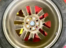 Колеса на дисках Toyota 5x114.3 c шинами Continental 215/55R17