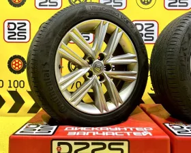 Колеса на дисках Toyota 5x114.3 c шинами Continental 215/55R17