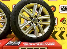 Колеса на дисках Toyota 5x114.3 c шинами Continental 215/55R17
