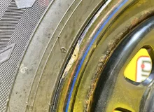 Колесо на диске Toyota 6x139.7 c шиной Dunlop 215/65R16