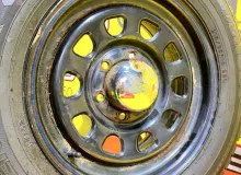 Колесо на диске Toyota 6x139.7 c шиной Dunlop 215/65R16