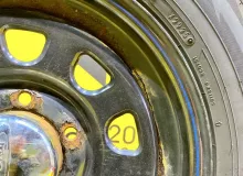 Колесо на диске Toyota 6x139.7 c шиной Dunlop 215/65R16