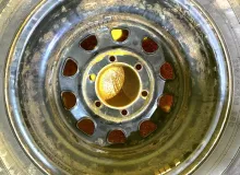 Колесо на диске Toyota 6x139.7 c шиной Dunlop 215/65R16