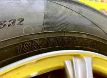 Колеса на дисках Weds Joker 5x100 c шинами Yokohama 185/60R15